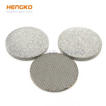 0.5 7 20 50 Filtro de disco de acero inoxidable sinterizado de 70 micras para el tratamiento de aguas residuales